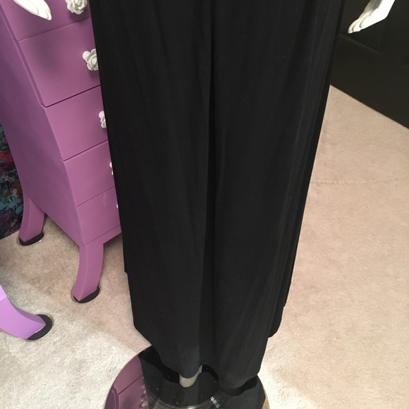 City Chic Strapless Jersey Knot Dress Black - Picture 9 of 12